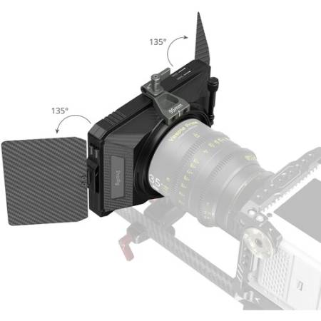SmallRig 3680B - zestaw, mini Matte Box Pro, regulowany, z akcesoriami, carbon